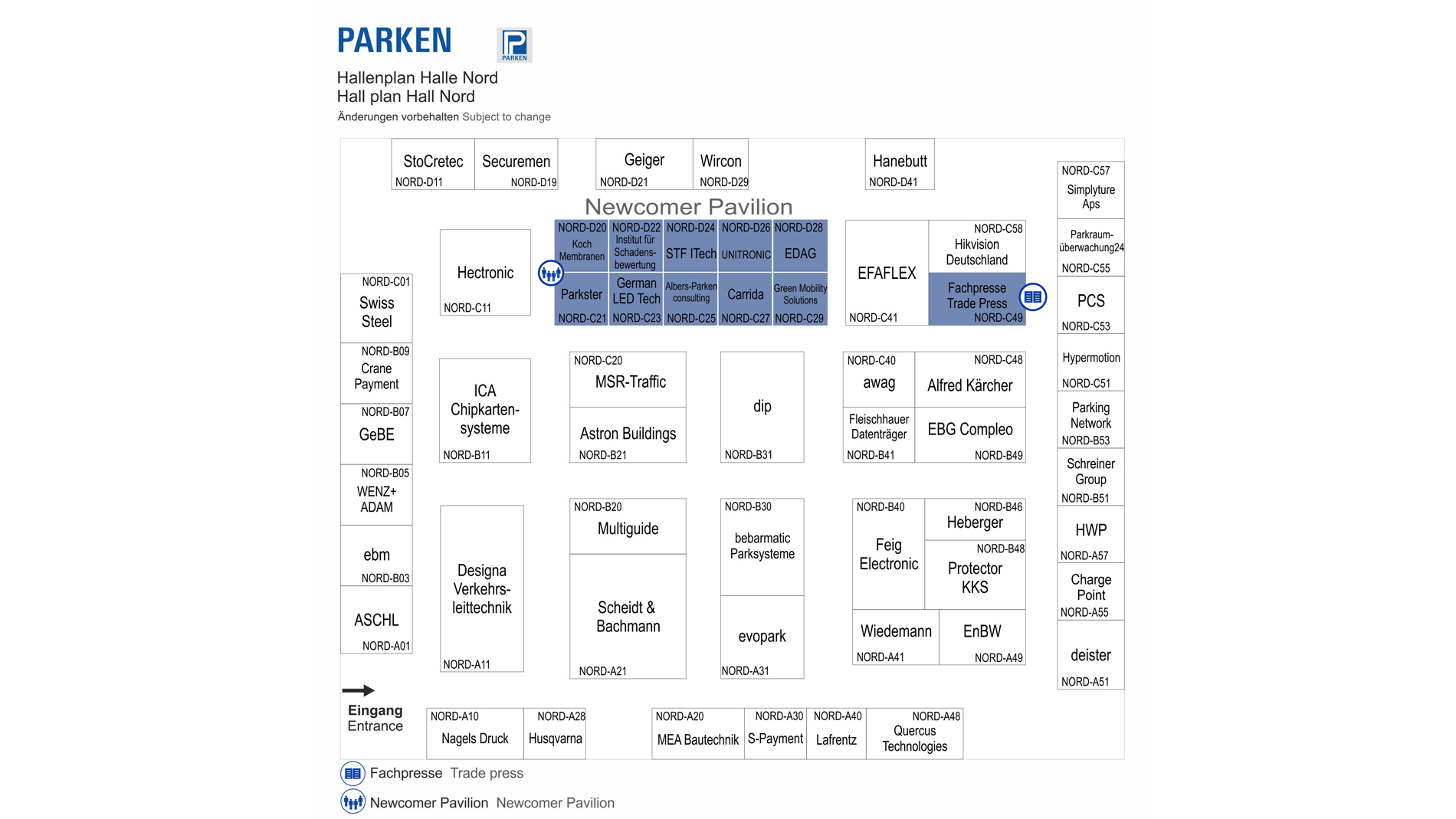 Hallenplan Nord