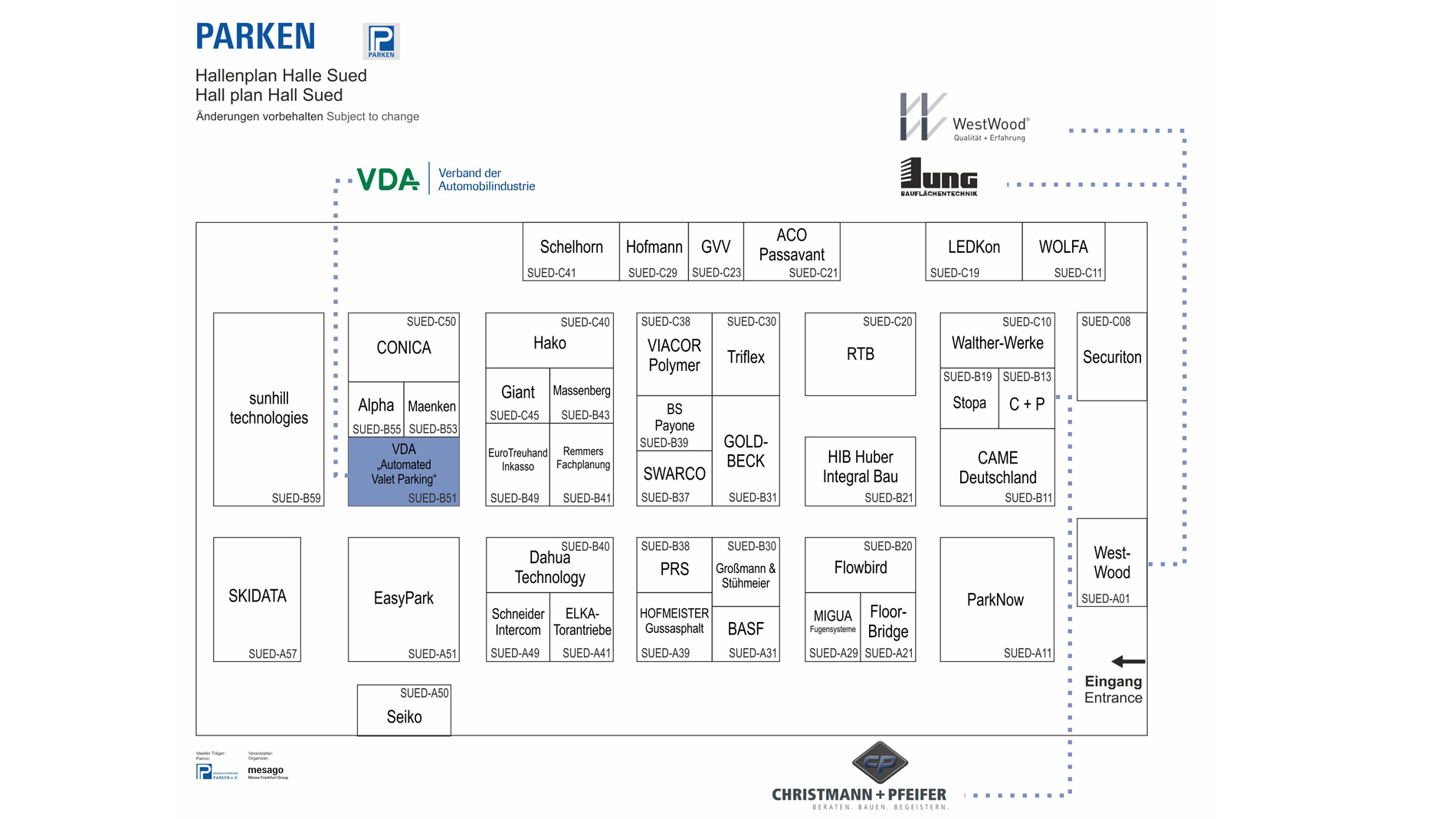 Hallenplan Süd